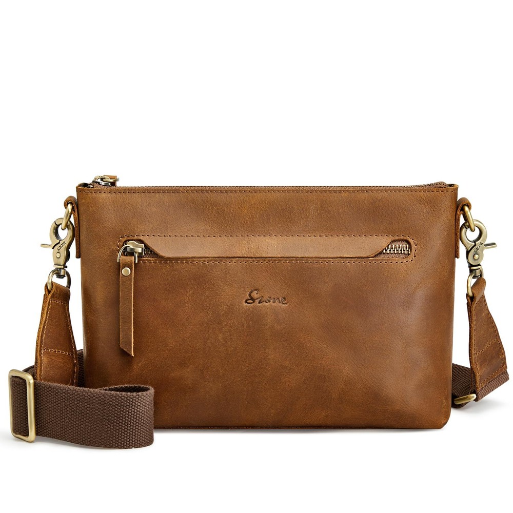 Crossbody Bags for Women Trendy Genuine Leather Small Shoulder Bag Purses wit...