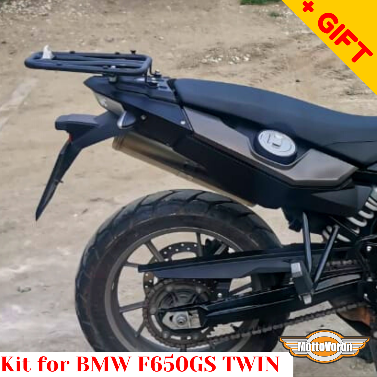 For BMW F650GS TWIN Rear rack Crash bars F 650 GS 800 Engine guard