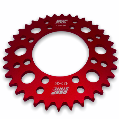 RED 36 TOOTH DEEP STATE 420 SDG PIT BIKE REAR SPROCKET Fits STOMP