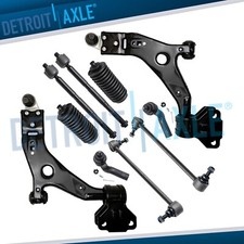 Front Lower Control Arms Tie Rods Sway Bar Links for 2013 2014 2015 Ford Escape
