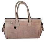 VINTAGE Dooney & Bourke Side Pocket SATCHEL Handbag PURSE BLUSH PINK BAG $450.00 — photo 9