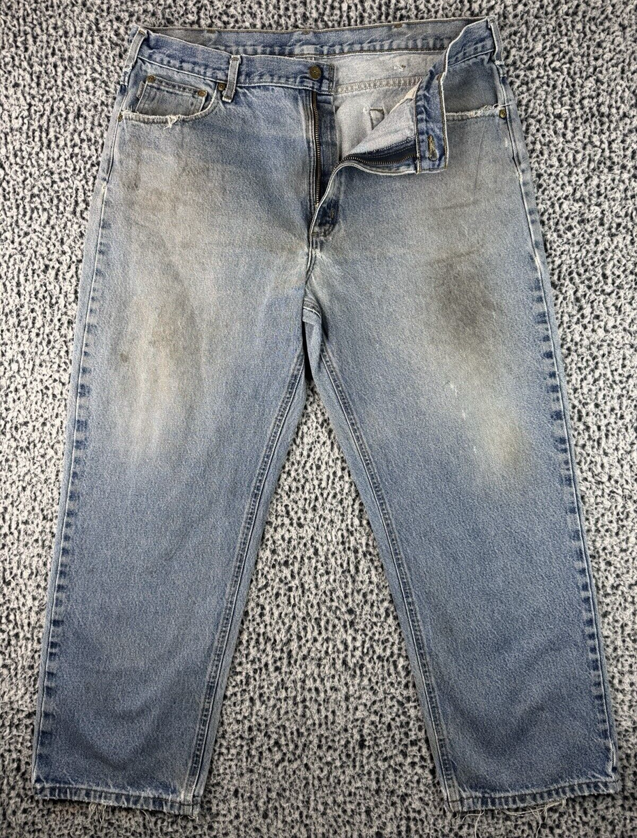Vintage 90s Carhartt B160-DST Relaxed Jeans 40x30 Straight Faded