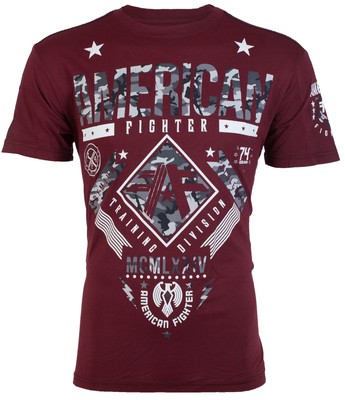 grey american fighter shirt