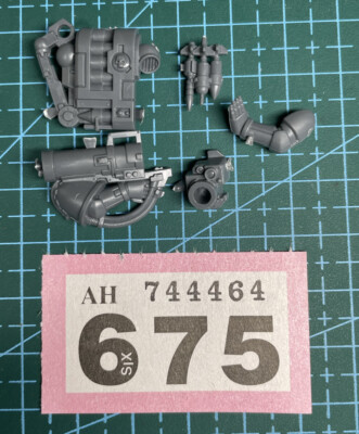 Space Marine Raketenwerfer komplett Arm Konvolut Devastator Heresy 40k Bits