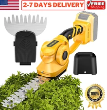 Cordless Hedge Trimmer for DEWALT 20V MAX Battery Grass Shears Shrub Bush Weed