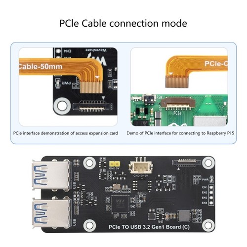 PCIe Slot Board, USB 3.2 Gen1 Multiports Expansion With 5Gbps Stable Transfer - 第 7/8 張圖片