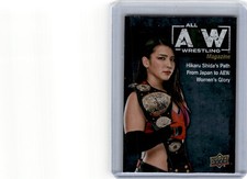 2021 Upper Deck AEW All Elite Wrestling Rainbow Foil Hikaru Shida