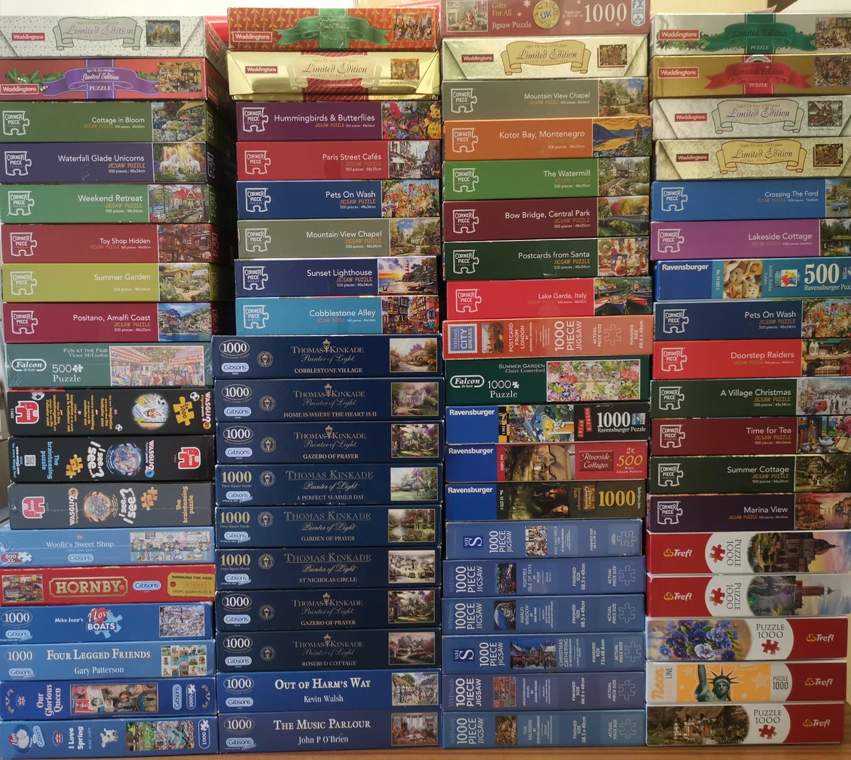 1000 Jigsaw Puzzles Ravensburger Gibsons Falcon MULTI LISTING 500