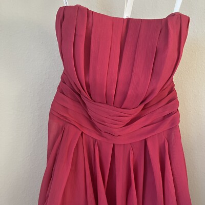 David's Bridal Hot Pink bridesmaid's dress prom semi formal | eBay David's Bridal Hot Pink bridesmaid's dress prom semi formal | eBay