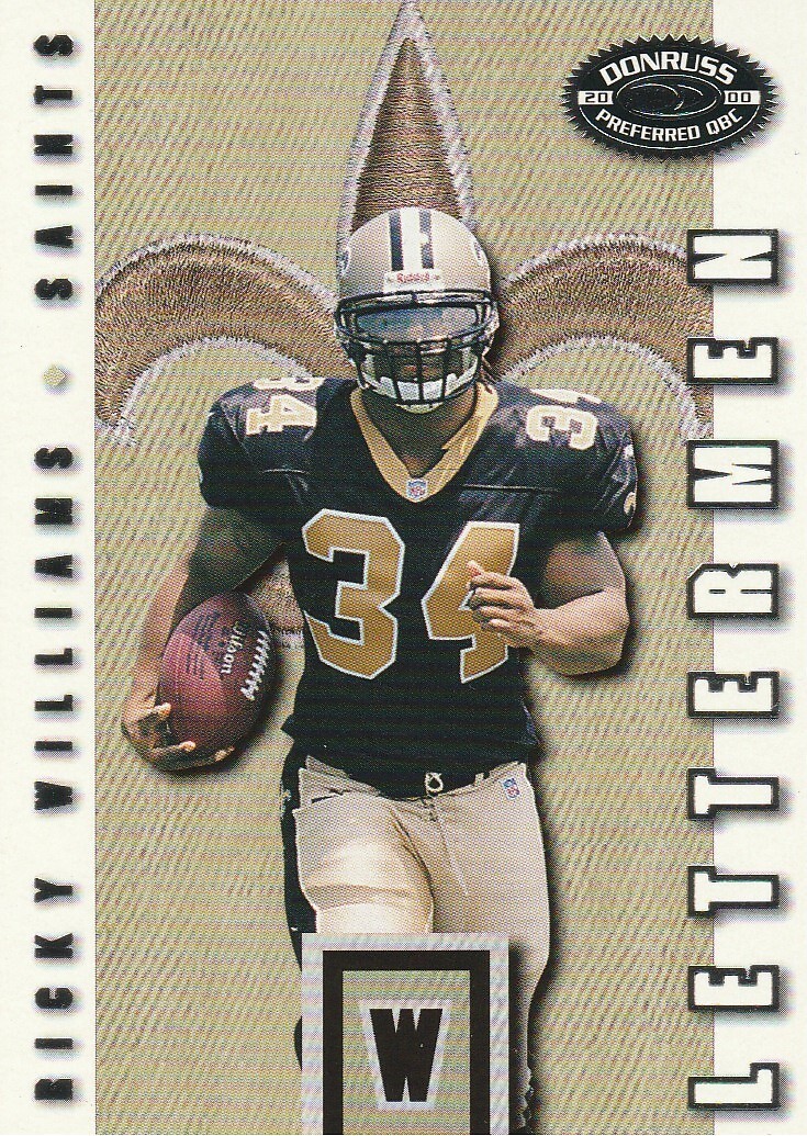 2000 Donruss Preferred Lettermen #LM34 Ricky Williams/1000