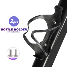 2 PEZZI Gabbie per Bottiglie Acqua Full Carbon Mountain Road Bike Portabottiglie Bicchieri