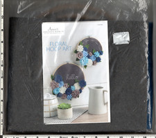 Floral Hoop Art Annie  s Creative Woman Felt Flowers Kit of the Month Club CWC944