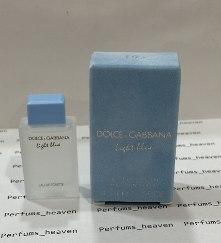 Dolce & Gabbana Light Blue Women Perfume Edt Mini Splash 4.5 ML With Box Fresh - Picture 3 of 4