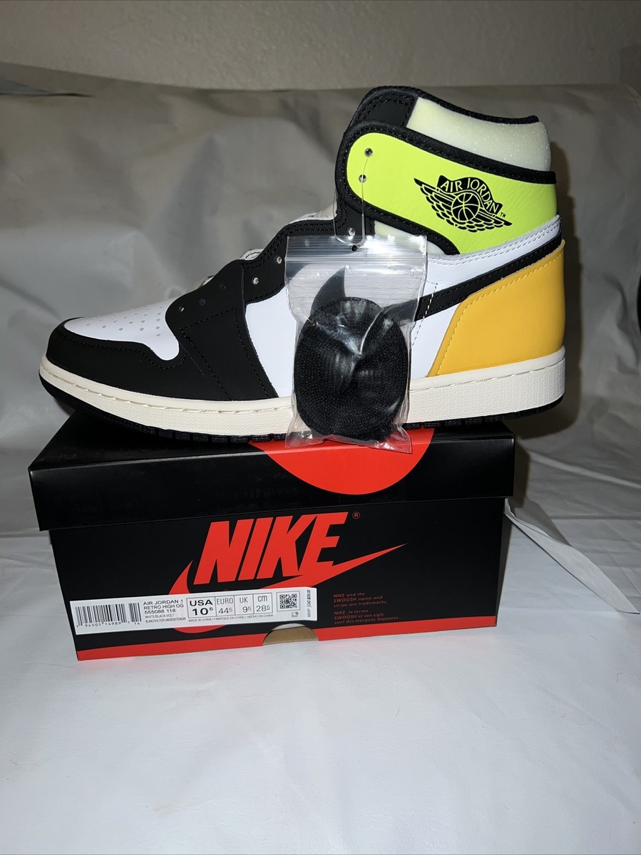 NEW Nike Air Jordan 1 Retro High OG Volt Gold Men's Size 10.5