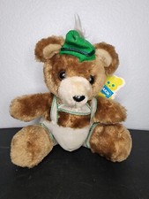 Vintage R Dakin Lederhosen Yodel Nature Baby Teddy Bear Plush Stuffed German New