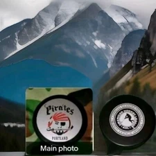 PORTLAND PIRATES AHL VINTAGE LICENSED PUCK VEGUM MFG. Made in SLOVAKIA 🇸🇰