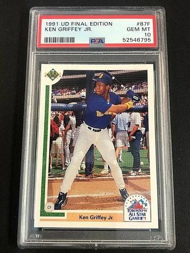 Ken Griffey JR 1991 Upper Deck Final Edition #87F Graded PSA 10 GEM MINT HOF