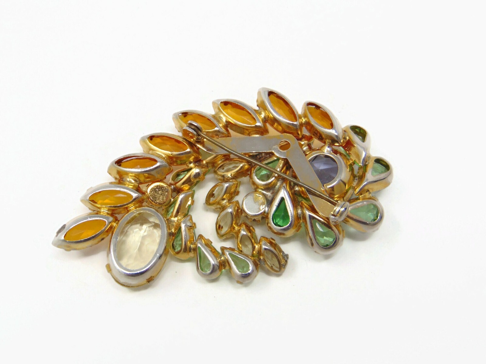 Multicolor Open Back Rhinestone Brooch Outstandin… - image 5