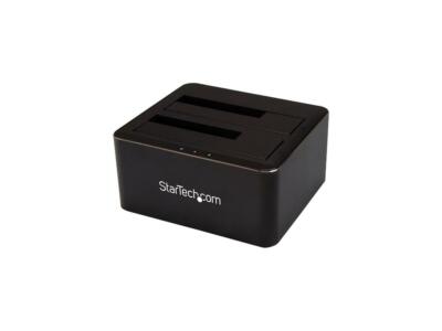 StarTech.com Dual Bay SATA HDD Docking Station for 2 x 2.5/3.5'' SATA SSDs/HDDs -