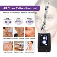Picosecond Laser Tattoo Removal ND YAG Q Switch Eyebrow Pigment Removal Machine