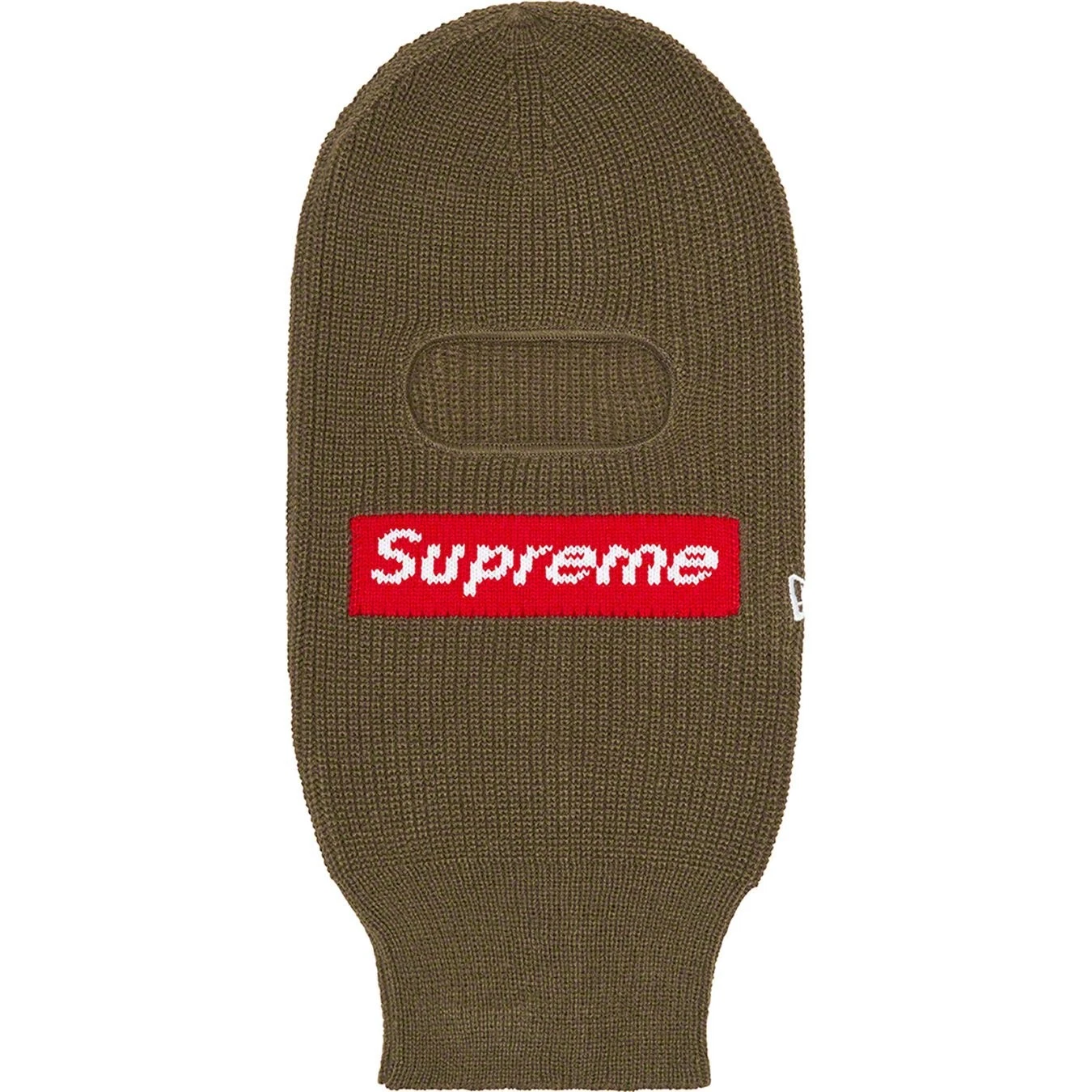 SUPREME NEW ERA BOÎTE LOGO CAGOULE OLIVE FW22