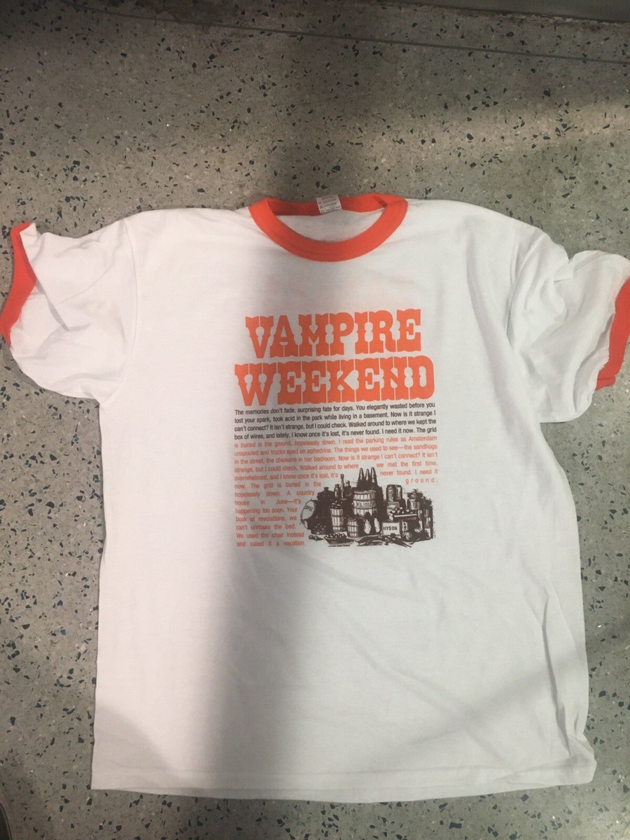 2024 Zabar's Vampire Weekend Shirt XXL Madison Square Garden Tour