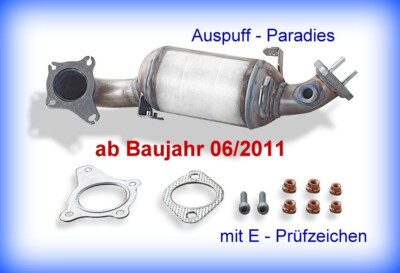 Katalysator m. E-Prüfz. für VW Golf Plus V 1.2 TSi 63KW & 77KW ab 06/2011 + Kit