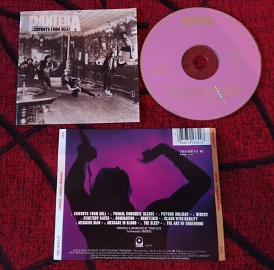 PANTERA ** Cowboys From Hell ** ORIGINAL 1990 GERMANY CD