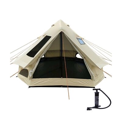 DANCHEL OUTDOOR B2I Season Inflatable Hot Tent with Stove Jack