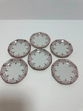 set of 6 Sushi Wasabi Soy Dishes JAPANESE MINI PLATES small dish butter pat