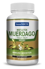 MUERDAGO  840 Mg MISTLETOE BOOSTER INMUNOLOGICO ALTA CONCENTRACION 180 Caps