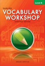 Vocabulary Workshop: Enriched Edition: Student Edition: Level  - VERY GOOD