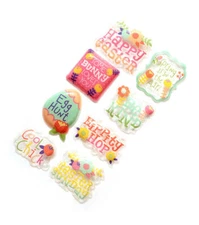 Sticko EASTER SENTIMENTS Dimensional Stickers - 8 pcs