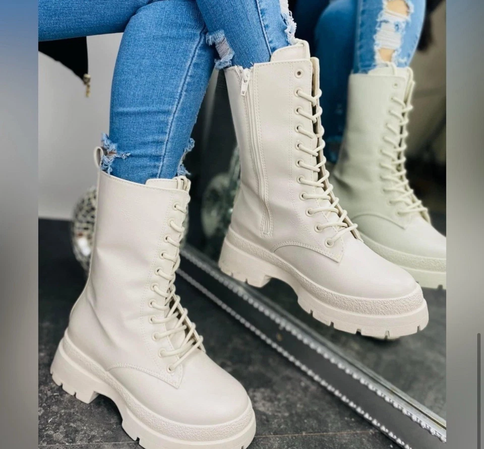 Botas Qupid Parkway 02 en Piedra Talla 6-Nuevas en Caja Abierta Foto 4 de 4