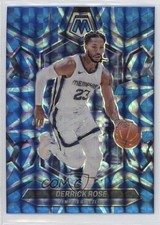 2023-24 Panini Mosaic Reactive Blue Mosaic Prizm Derrick Rose #48 0l1o