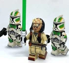 Horn Company Custom Minifigures: Eeth Koth & 2 Clone Troopers star wars lego