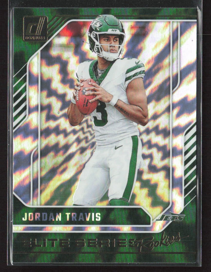 Jordan Travis 2024 Donruss #18 The Elite Series Rookies New York Jets