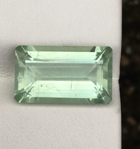 Increíble piedra preciosa de corte octágono aguamarina verde natural hermoso color 5,65 quilates - Imagen 1 de 7