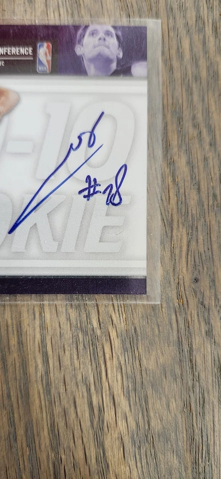 2009-10 Playoff Contenders Omri Casspi On Card Auto Rookie Ticket RC Jewish NBA - Image 3 of 4