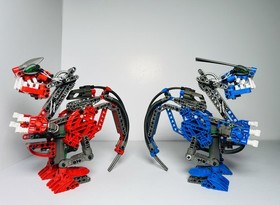 Bionicle Cahdok and Gahdok 8558 . Complete w/ Manuals(See Description)