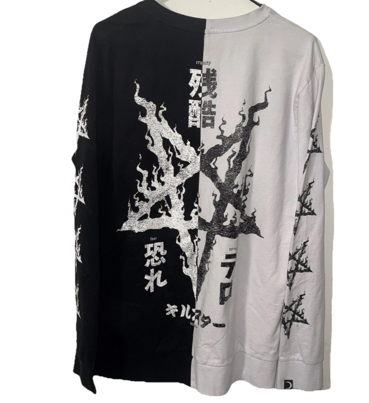 Killstar Night Terror Split Oversized Sweatshirt … - image 5