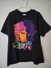 Vintage 90s 93 The Doors Jim Morrison Single Stitch Double sided T Shirt XL USA