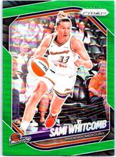 2025 Panini Prizm WNBA #108 Sami Whitcomb Green Prizms