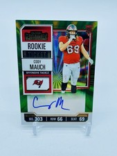 2023 Panini Contenders - Rookie Ticket Cody Mauch #169 Green Laser Auto