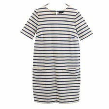 MARC BY MARC JACOBS Striped XS Dress White Short Sleeve Used
