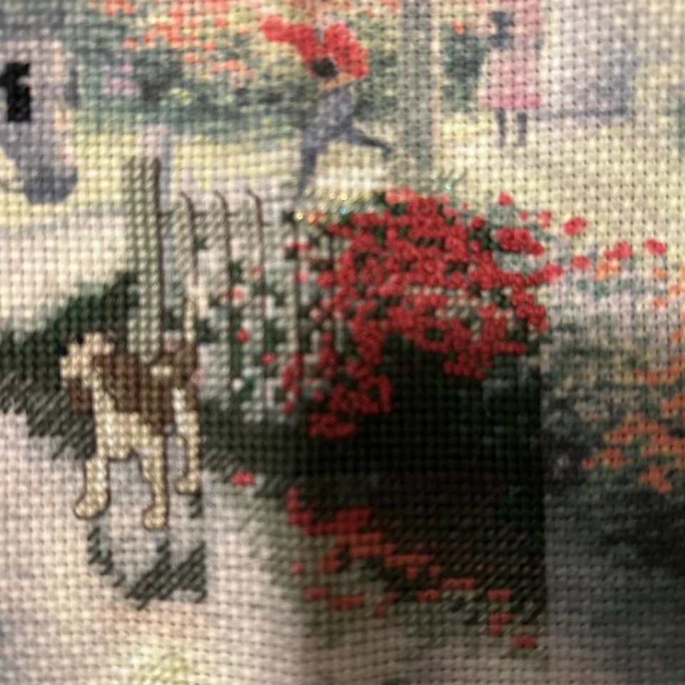 Thomas Kinkade Cross Stitch Kit Sunday Outing 50923. - Image 4 of 4