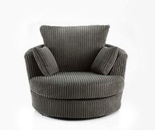 NEW ORIGINAL AMALFI FULL BACK JUMBO CORD SOFA 3+2 MANY COLOURS