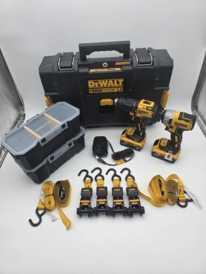 DeWalt ToughSystem Toolbox w/ 20V DCF787 Impact DCD798 Drill w/(2) 5 (P7W041467)