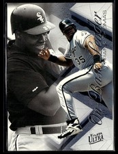 1996 Ultra #9 Frank Thomas On-Base Leaders White Sox Baseball Card 3801T