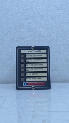 KT ELECTRIC KTMS-20-6  CONSOLE SOURCE PANEL